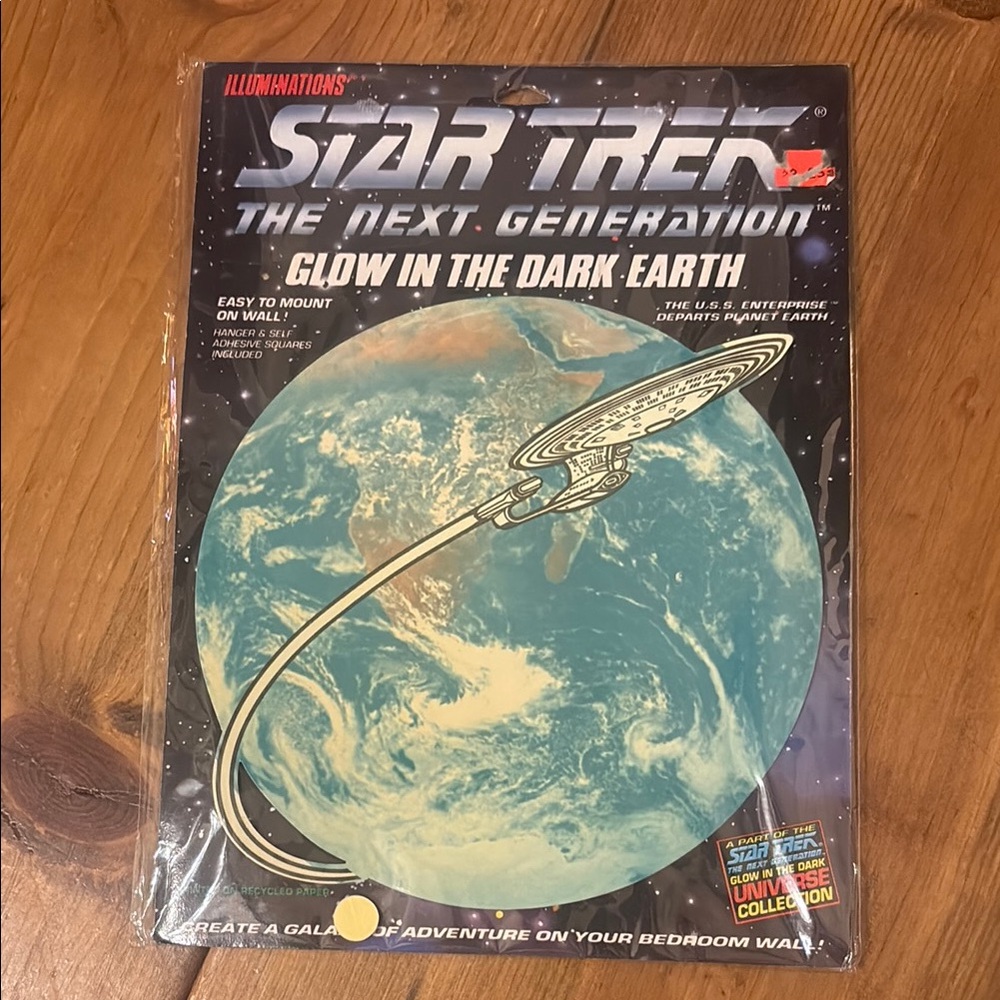 Star Trek Glow in the Dark Earth Wall Art